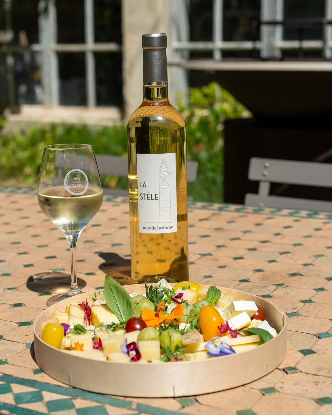 Photo by Mas De La Dame on March 27, 2026. May be an image of wine, wine bottle and text.