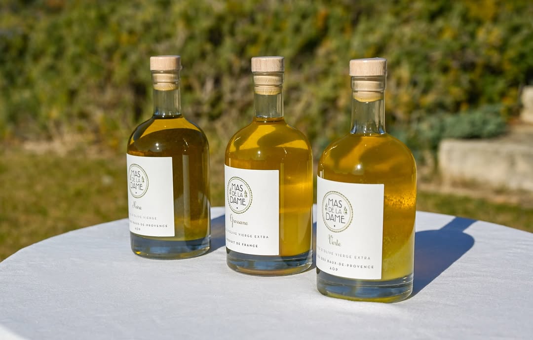 Photo by Clos des Oliviers Provence in Clos des Oliviers with @masdeladame. May be an image of fragrance, bottle, olive oil and text.